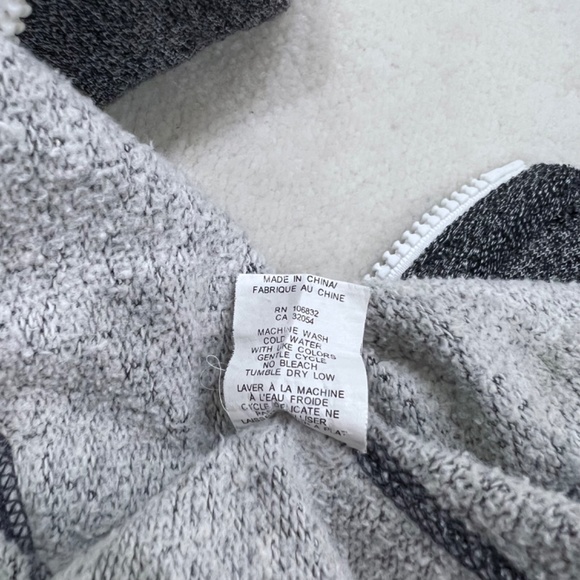 BDG Urban Outfitters Full Zip Hooded Cotton Vest - Gray - Picture 7 of 7